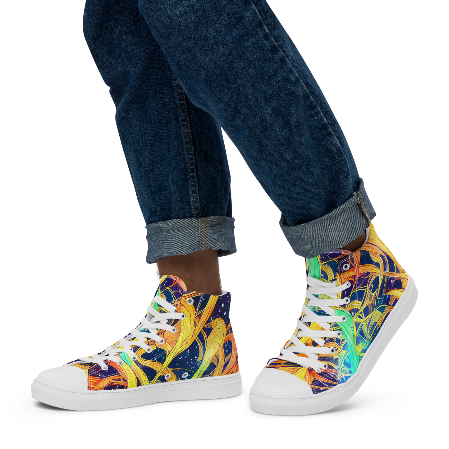 Men's High Top Canvas Shoes - Granov Vortex