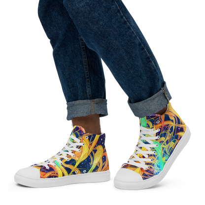 Men's High Top Canvas Shoes - Granov Vortex