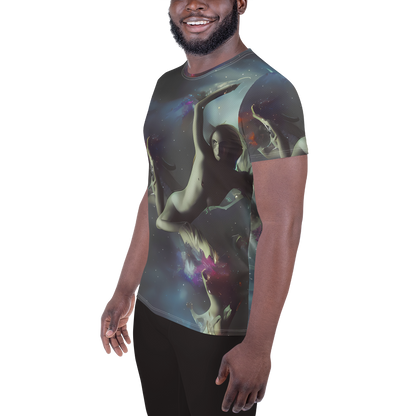 Men's Athletic T-Shirt - Cosmic Dancer