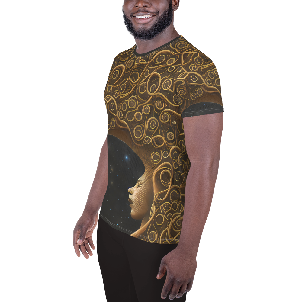 Men's Athletic T-Shirt - Ethereal Coils