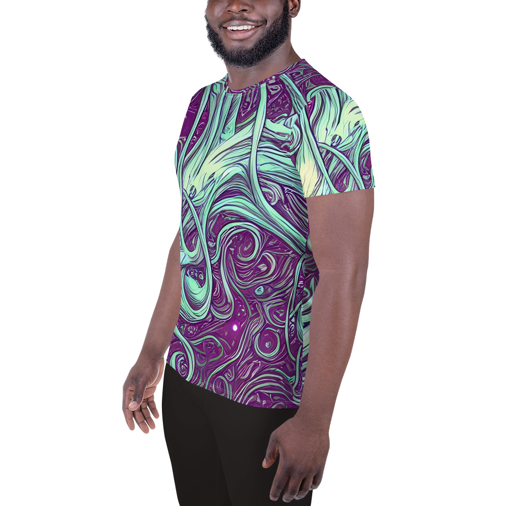 Men's Athletic T-Shirt - Temple Swirls