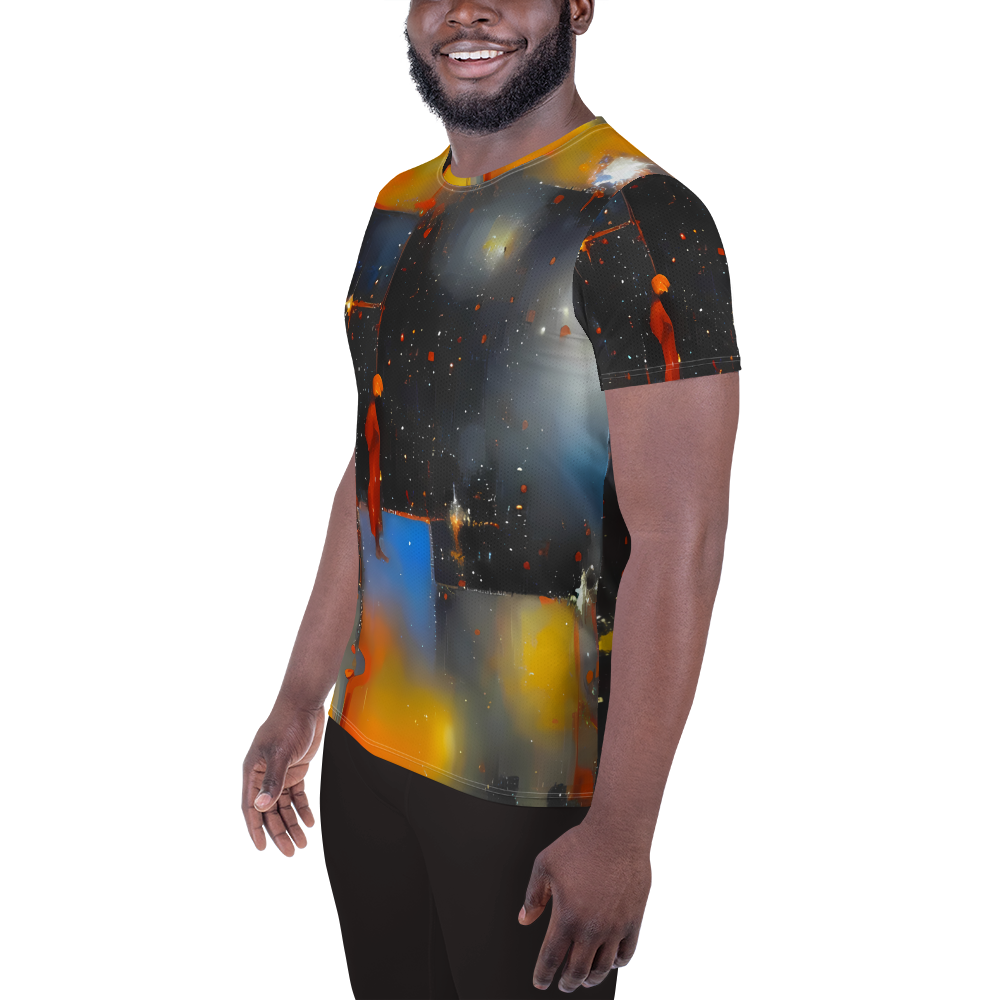 Men's Athletic T-Shirt - Monet's Matrix