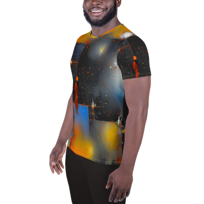 Men's Athletic T-Shirt - Monet's Matrix