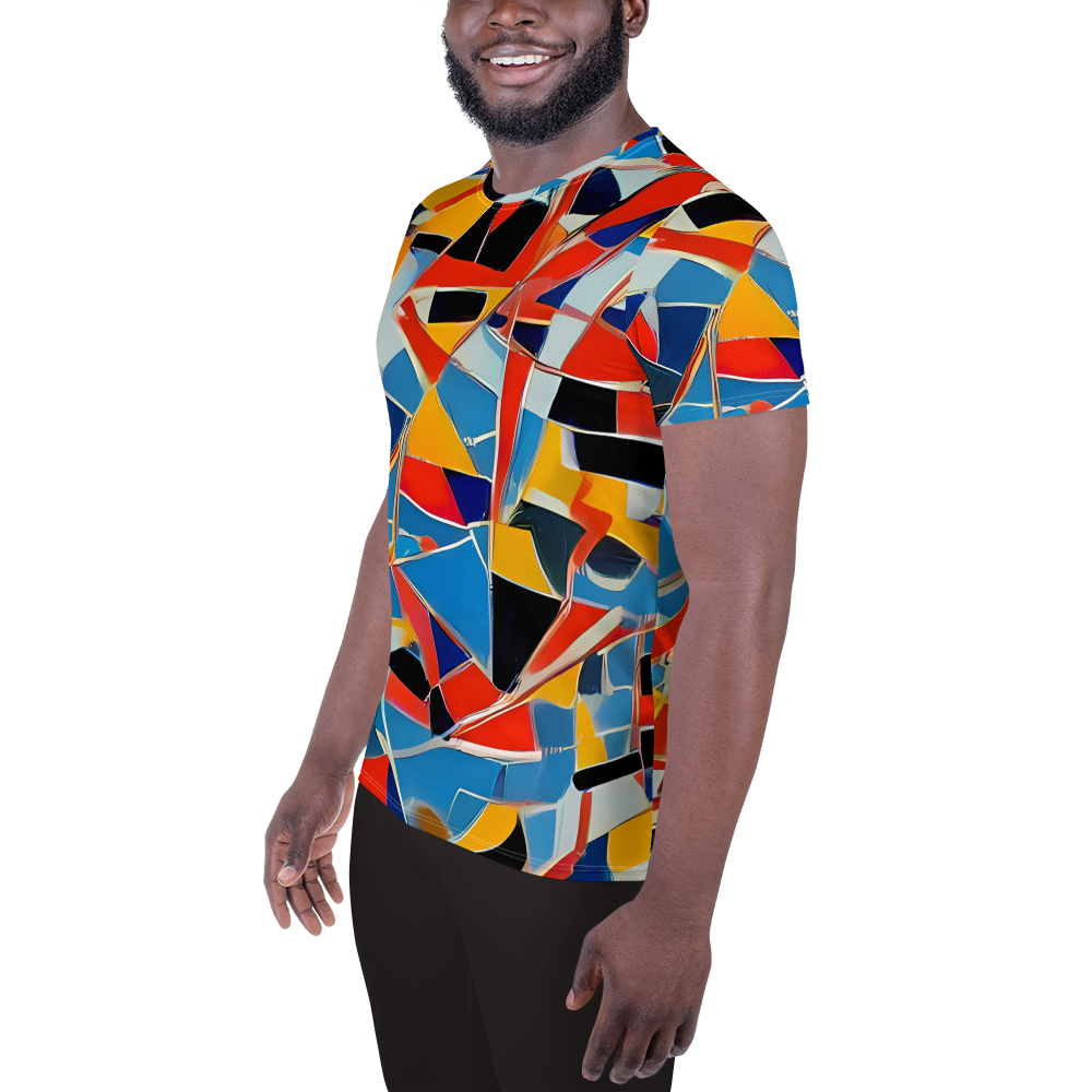 Men's Athletic T-Shirt - Abstract Mingle