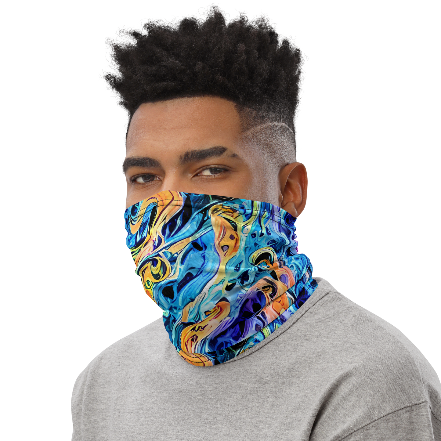 Neck Gaiter - Rococo Vortex