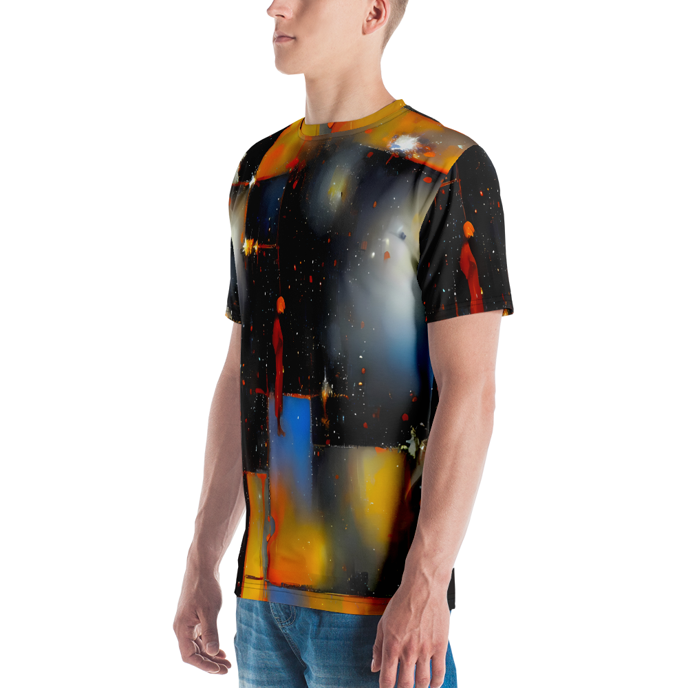 Men's Crew Neck T-Shirt - Monet's Matrix