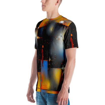 Men's Crew Neck T-Shirt - Monet's Matrix