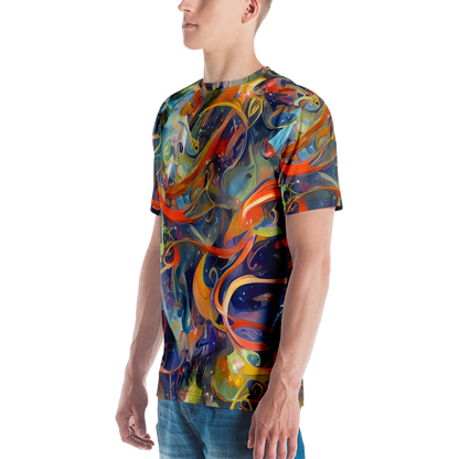 Men's Crew Neck T-Shirt - Spectral Swathe