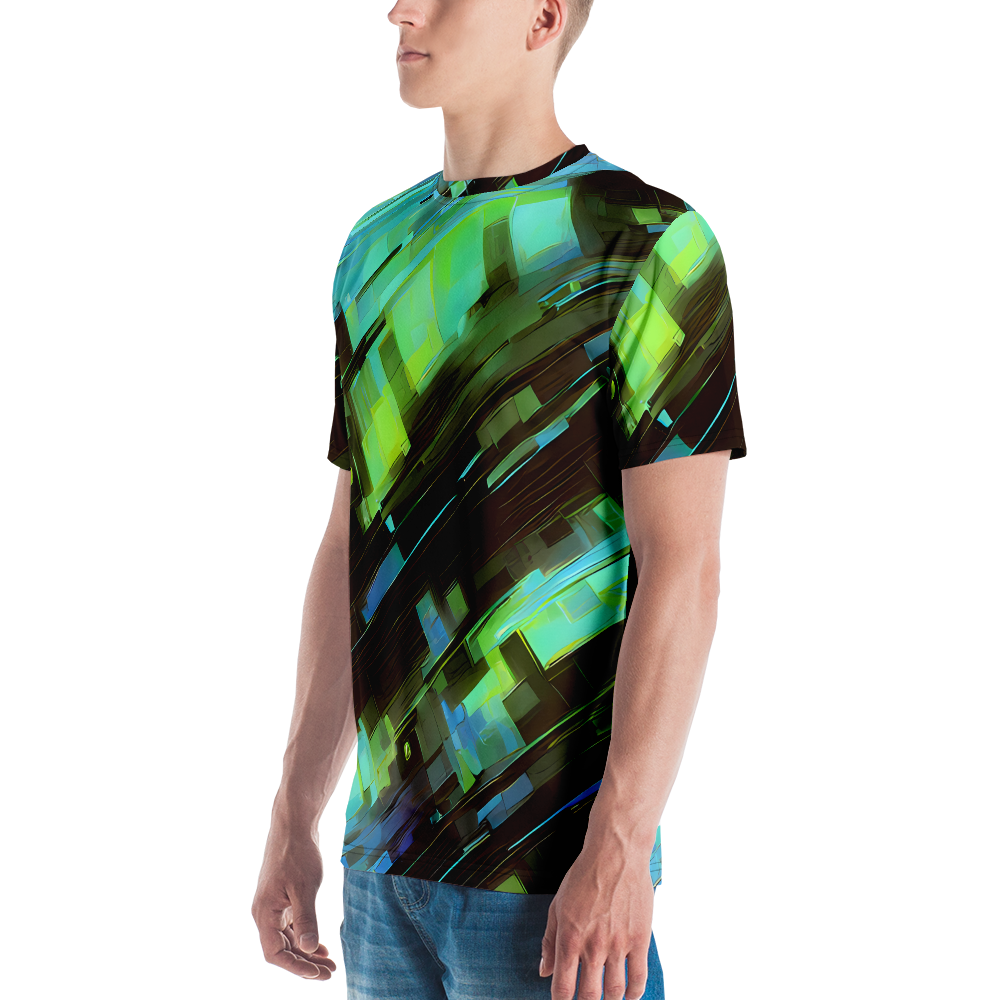 Men's Crew Neck T-Shirt - Cyber Shard