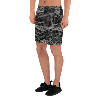 Men's Athletic Shorts - Monochrome Mesh