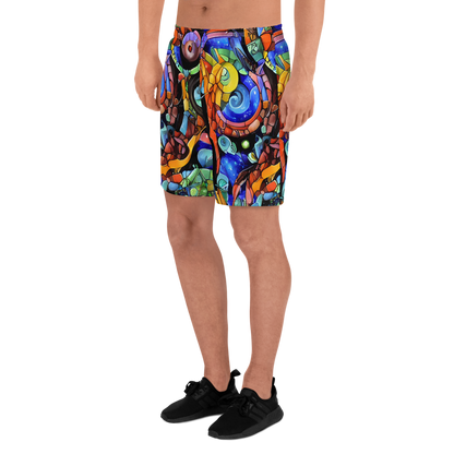 Men's Athletic Shorts - Cascade Muralista