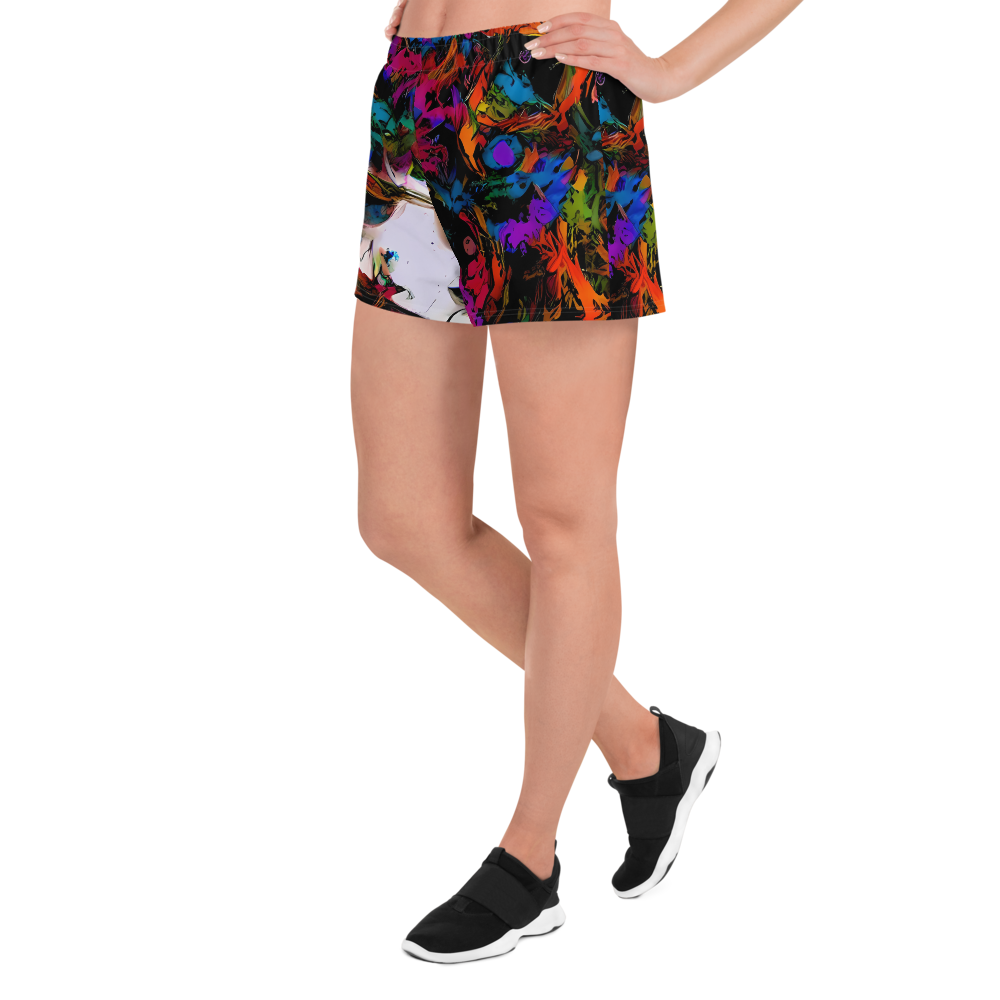 Women’s Athletic Shorts - Sultry Smoke