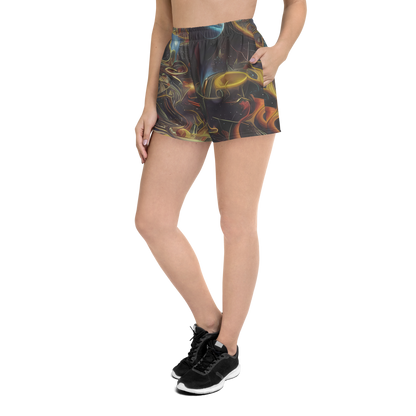 Women’s Athletic Shorts - Galactic Swirl