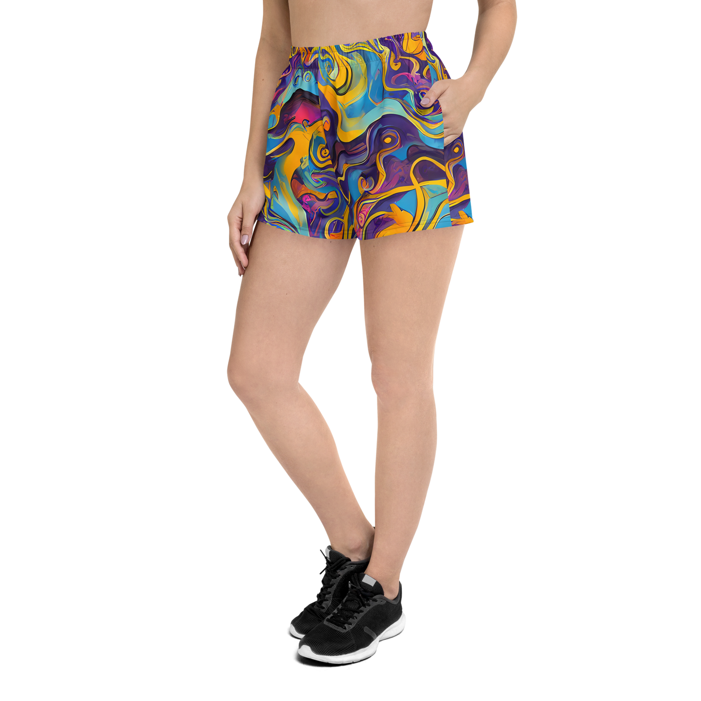 Women’s Athletic Shorts - Cecily's Whorl