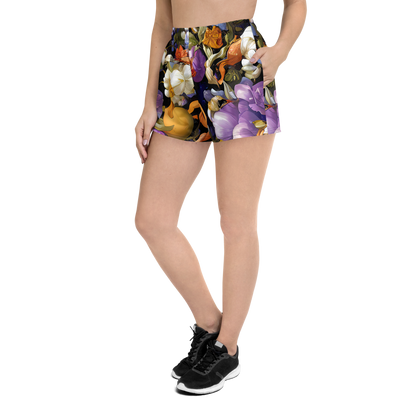 Women’s Athletic Shorts - Blooming Cosmos