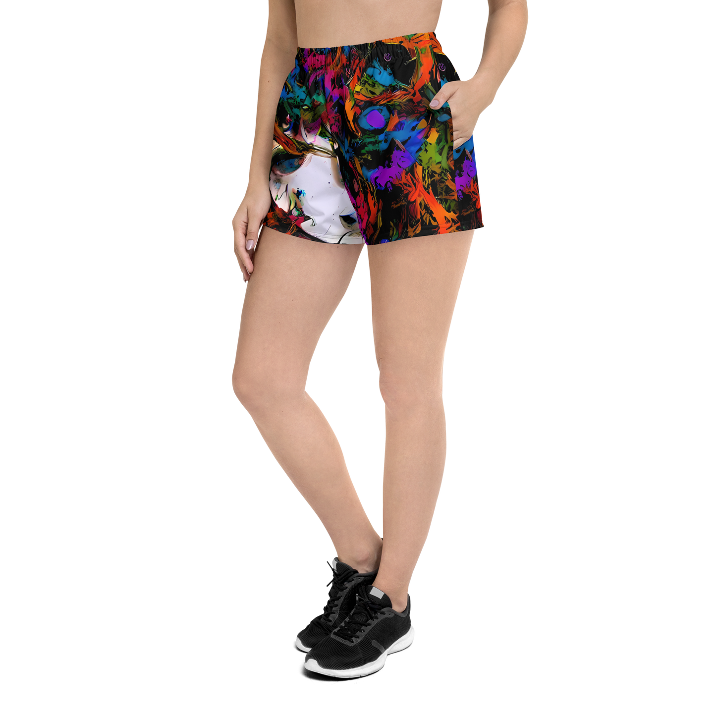 Women’s Athletic Shorts - Sultry Smoke