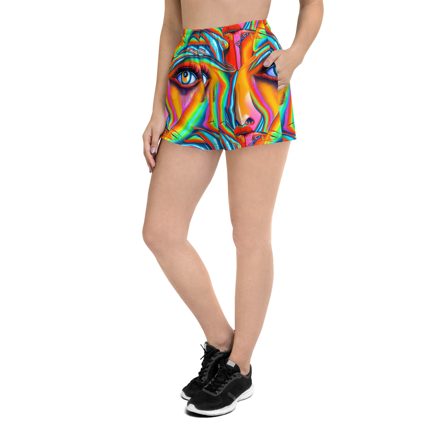 Women’s Athletic Shorts - Kaleidovisions