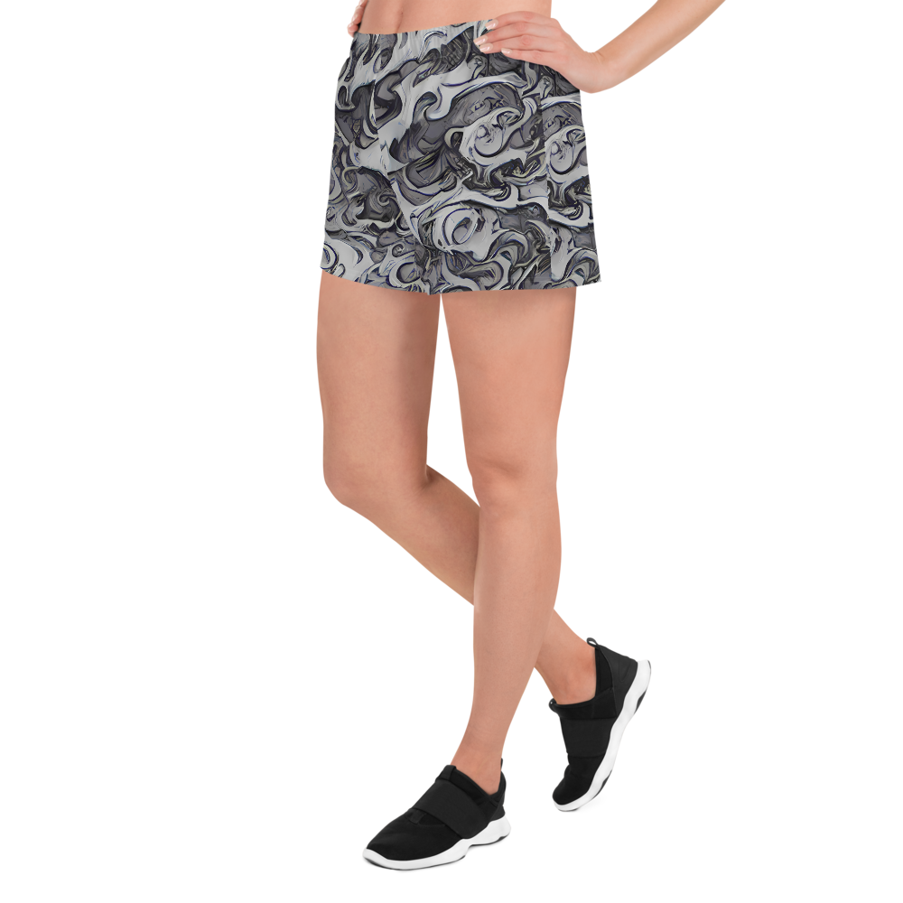 Women’s Athletic Shorts - Mashburn Swirls
