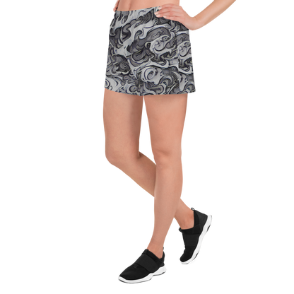Women’s Athletic Shorts - Mashburn Swirls