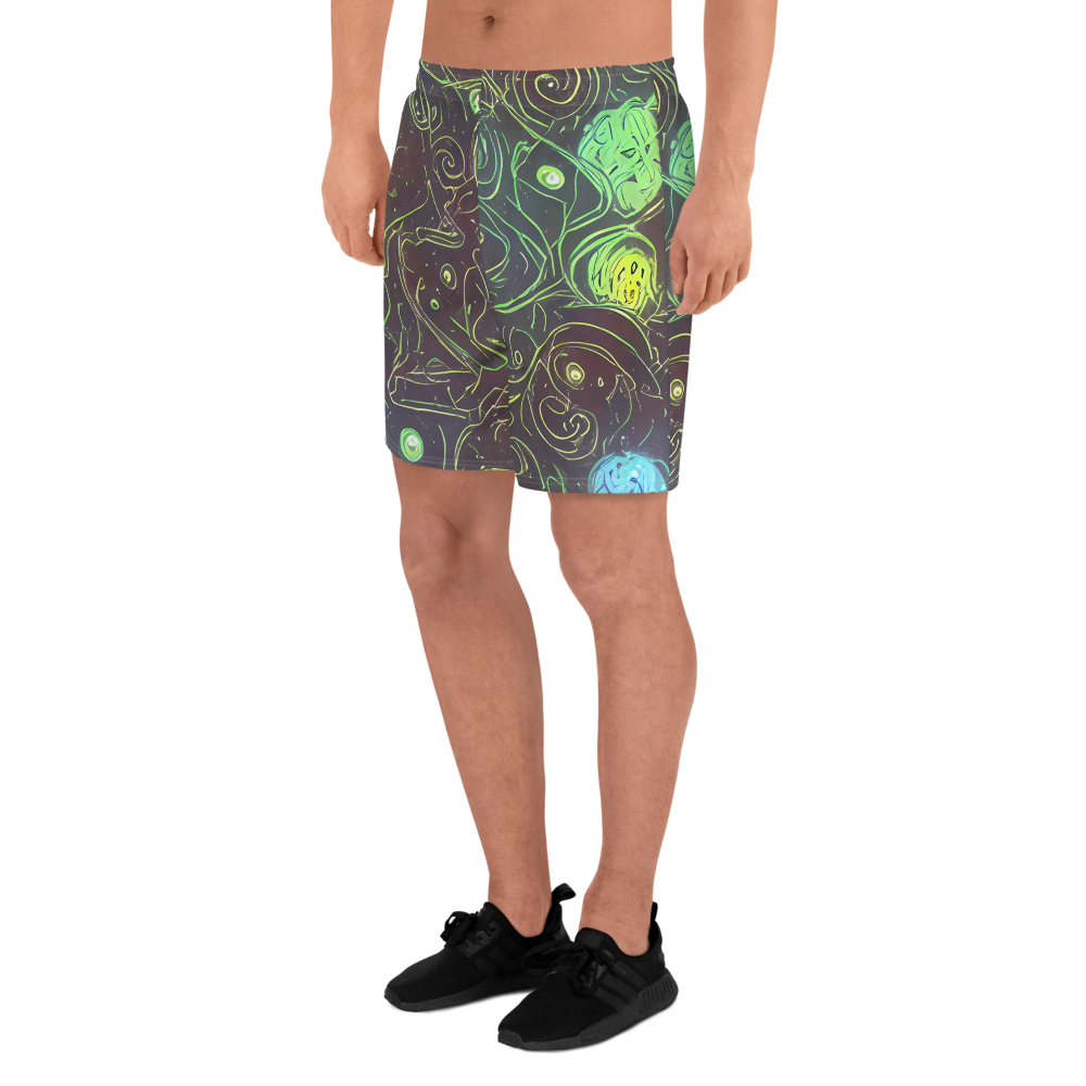 Men's Athletic Shorts - Starfield Scrolls