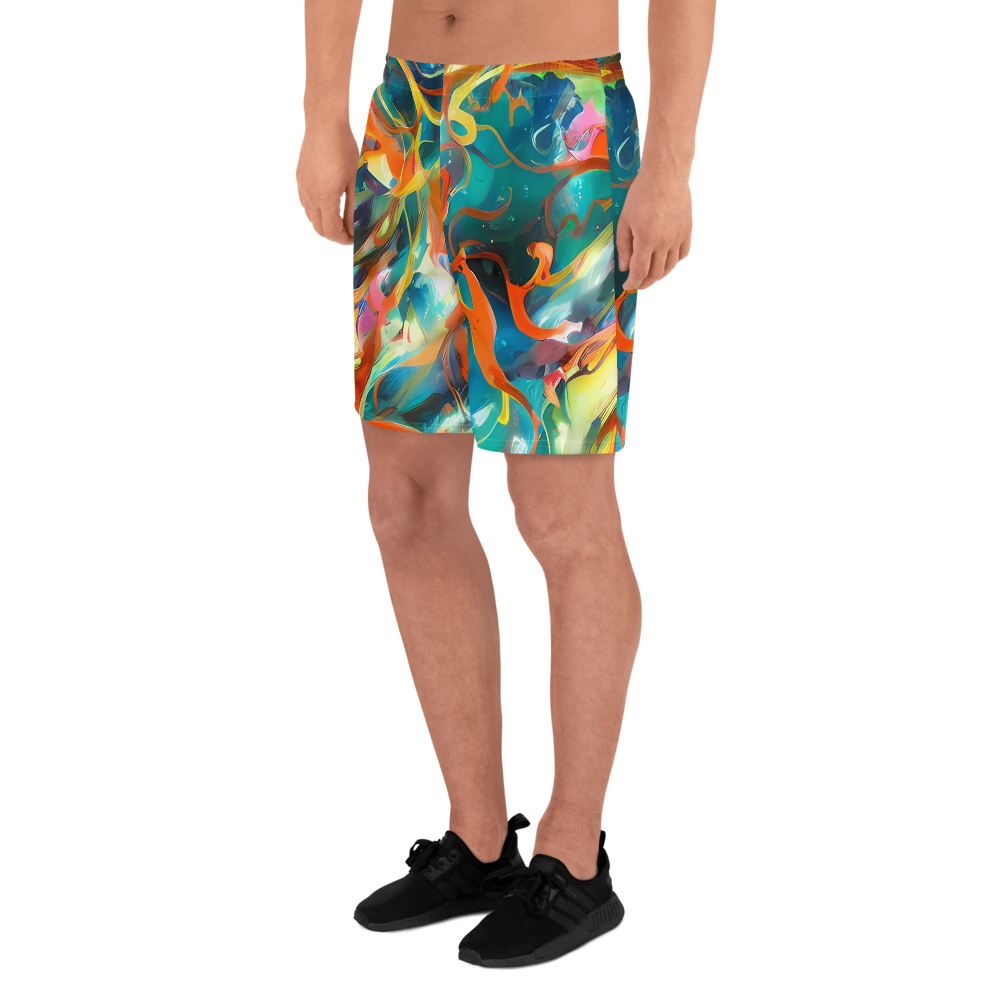 Men's Athletic Shorts - Cecily’S Swirl