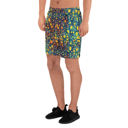 Men's Athletic Shorts - Starry Orbits