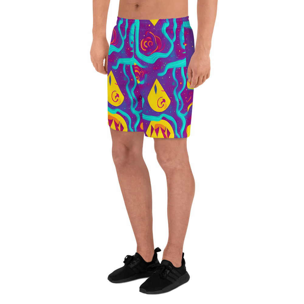 Men's Athletic Shorts - Cosmic Current