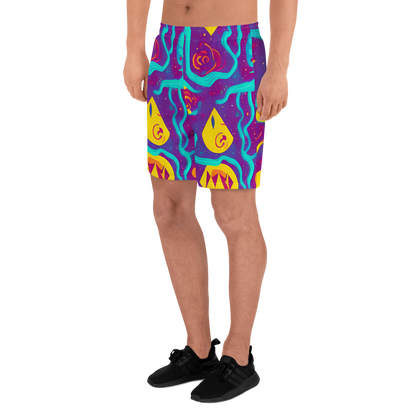 Men's Athletic Shorts - Cosmic Current