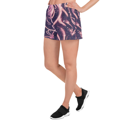 Women’s Athletic Shorts - Stardust Siren