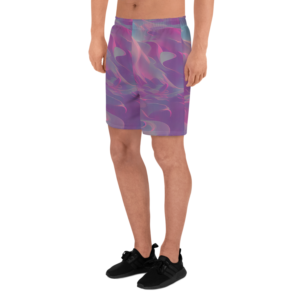 Men's Athletic Shorts - Dreamscape Swirl