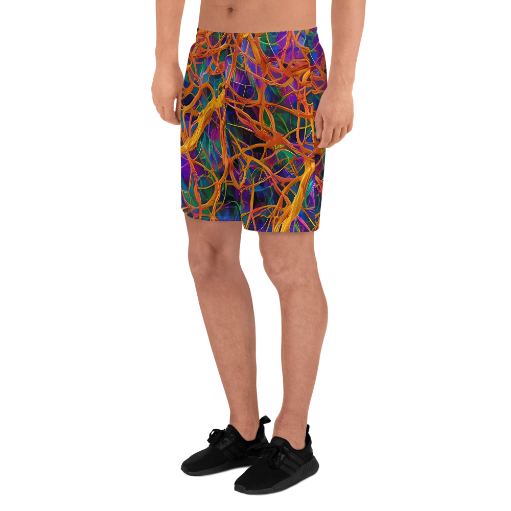 Men's Athletic Shorts - Spectral Weave