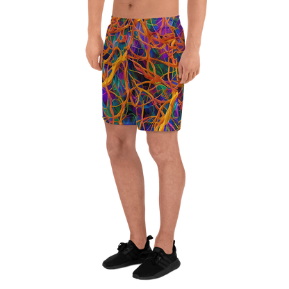 Men's Athletic Shorts - Spectral Weave