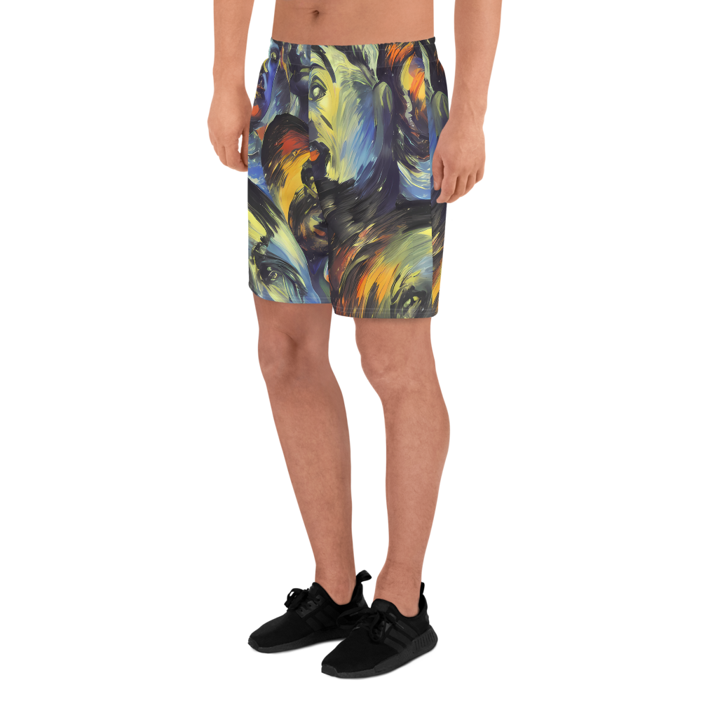 Men's Athletic Shorts - Cosmic Visages