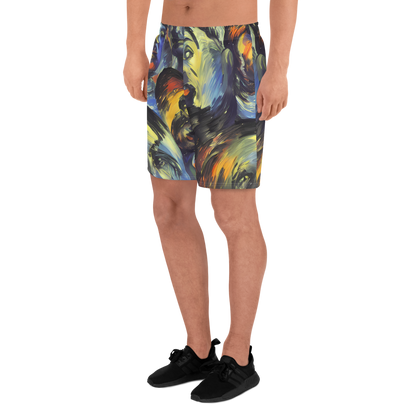 Men's Athletic Shorts - Cosmic Visages