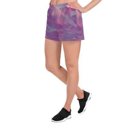 Women’s Athletic Shorts - Dreamscape Swirl