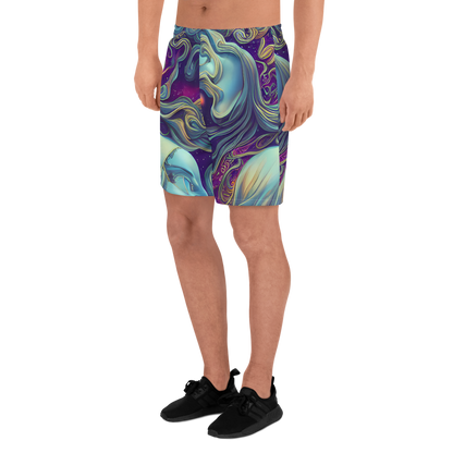 Men's Athletic Shorts - Stellar Waves