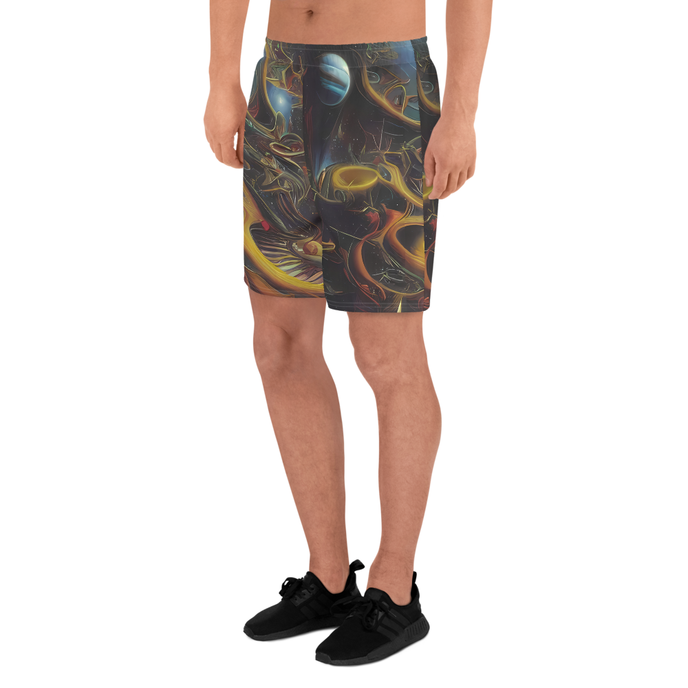 Men's Athletic Shorts - Galactic Swirl