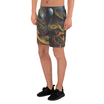 Men's Athletic Shorts - Galactic Swirl