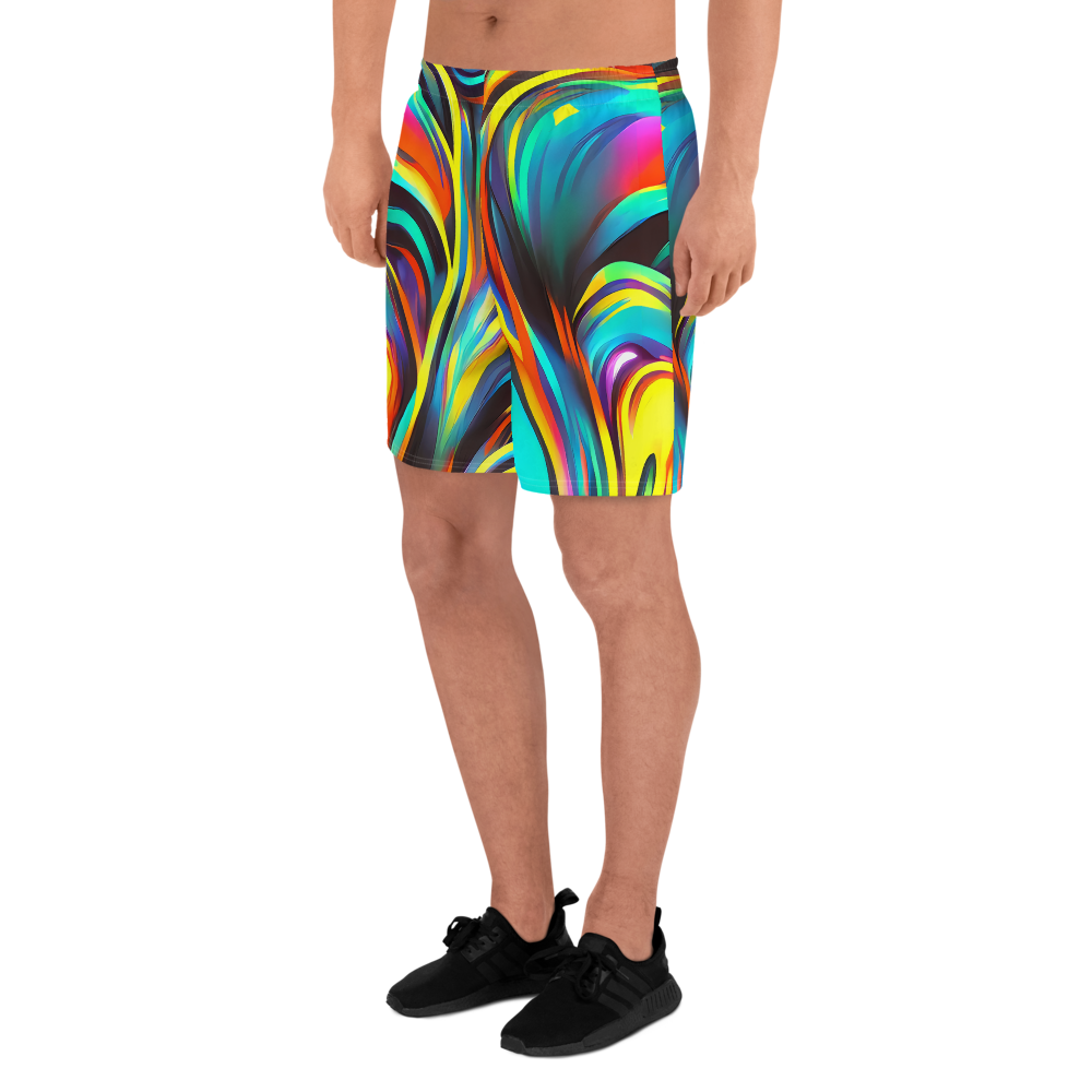 Men's Athletic Shorts - Cyber Surge