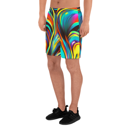 Men's Athletic Shorts - Cyber Surge