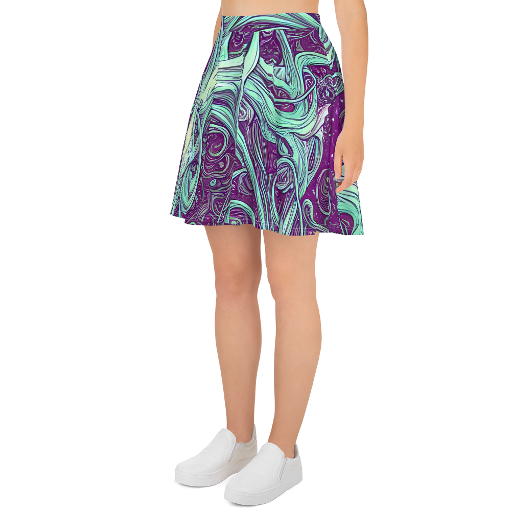 Skater Skirt - Temple Swirls