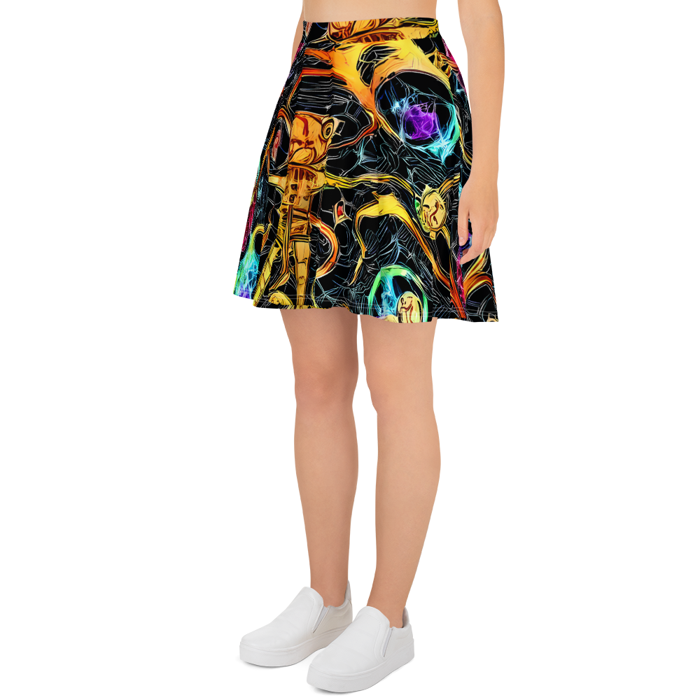 Skater Skirt - Psychedelic Pulsar