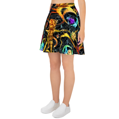 Skater Skirt - Psychedelic Pulsar