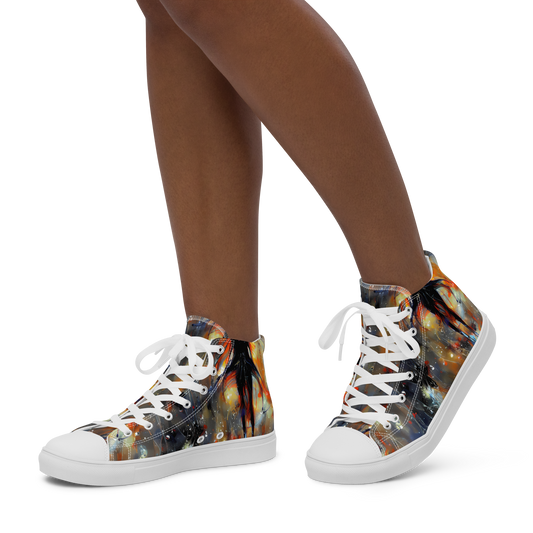 Women's High Top Canvas Shoes - Sidereal Threads