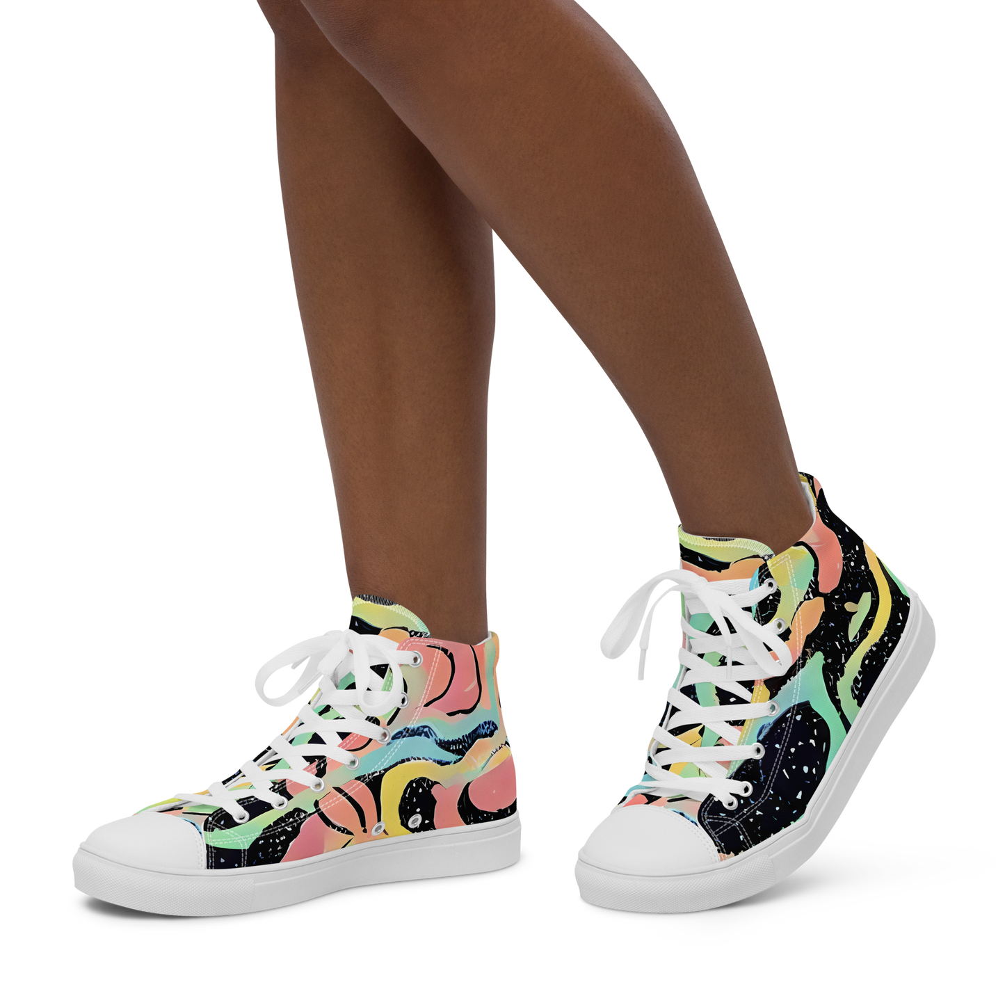 Women's High Top Canvas Shoes - Mcguire Wavelength