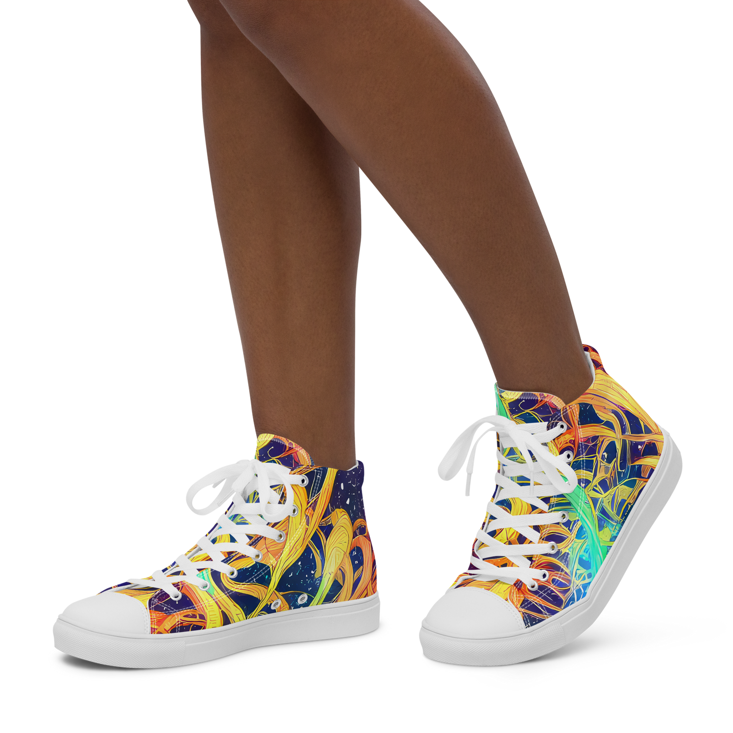 Women's High Top Canvas Shoes - Granov Vortex