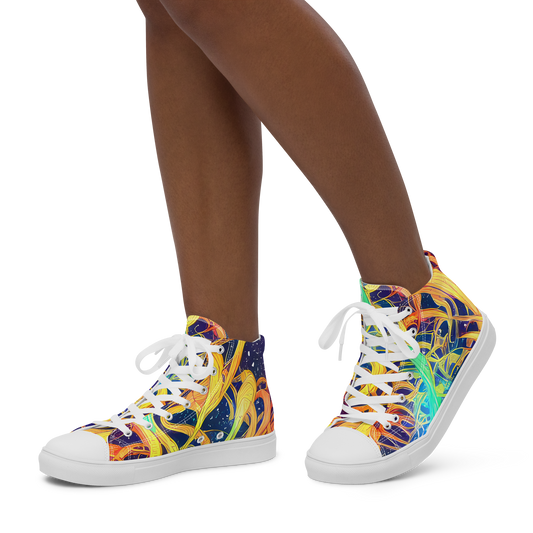 Women's High Top Canvas Shoes - Granov Vortex