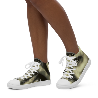 Women's High Top Canvas Shoes - Newtonian Whisper