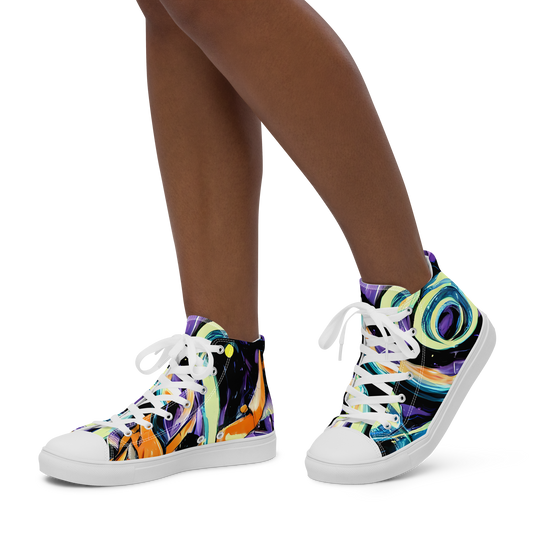 Women's High Top Canvas Shoes - Dorothy's Whirl