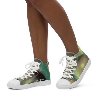 Women's High Top Canvas Shoes - Spectral Whisper